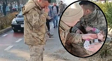 Büyük yıkımın ardından Minik Ayla'yı kurtaran komutan gözyaşlarına boğuldu! 