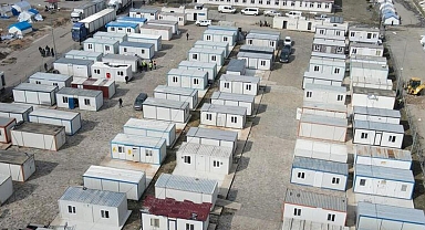 Çadır ve konteyner seferberliği