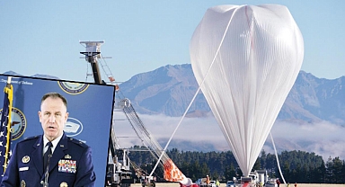 Casus aracın yolculuğu son buldu... ABD ordusu balonu düşürdü