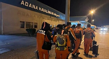 Çin'den gelen 90 kişilik ekip Adana'ya geldi