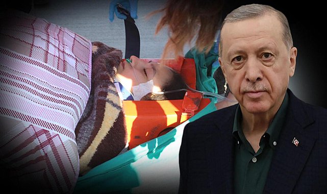 Cumhurbaşkanı Erdoğan, enkazdan 248 saat sonra kurtarılan Aleyna Ölmez'i ziyaret etti
