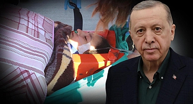 Cumhurbaşkanı Erdoğan, enkazdan 248 saat sonra kurtarılan Aleyna Ölmez'i ziyaret etti
