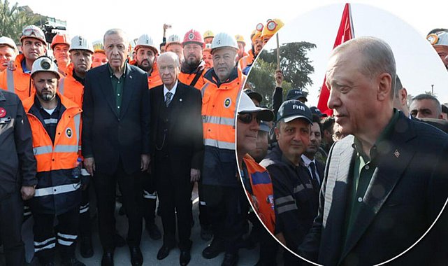 Cumhurbaşkanı Erdoğan ile MHP lideri Bahçeli Hatay'da