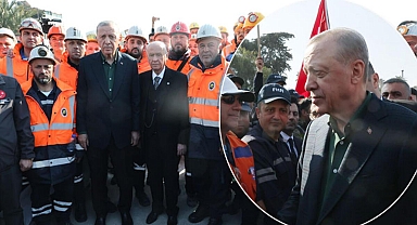 Cumhurbaşkanı Erdoğan ile MHP lideri Bahçeli Hatay'da