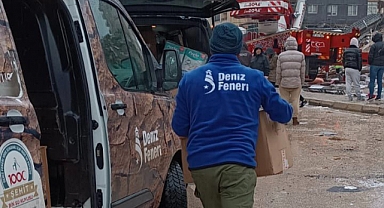 DENİZ FENERİ EKİPLERİ ACİL DURUM BÖLGELERİNDE!