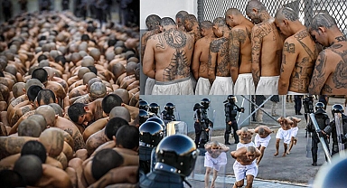 Dünya bu görüntüleri konuşuyor! Yarı çıplak, elleri kelepçeli, yalın ayak götürüldüler...