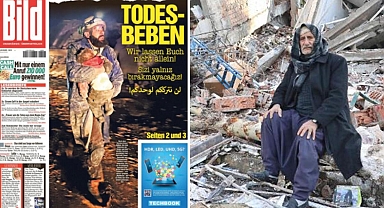 Felaket dünya manşetlerinde