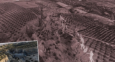 Hatay’da deprem sonrası dehşete düşüren görüntü! 30 metre genişliğinde yarık oluştu...