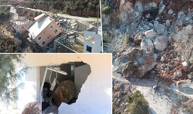 Hatay- Kırıkhan'da deprem kayaları yuvarladı! Köydeki 49 kişi hayatını kaybetti