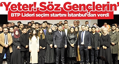 Hüseyin Baş ‘Yeter! Söz Gençlerin’ diyerek seçim startını verdi 