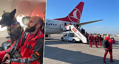 İspanyol kurtarma ekibi güllerle uğurlandı: Güle güle Türkiye