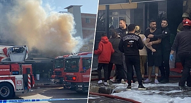 İzmir'de kozmetik mağazasının deposunda yangın! Acı haber: 2 can kaybı