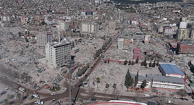 Kahramanmaraş'taki son durum havadan görüntülendi
