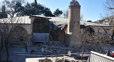 Kahramanmaraş'taki tarihi camiler depremde hasar gördü