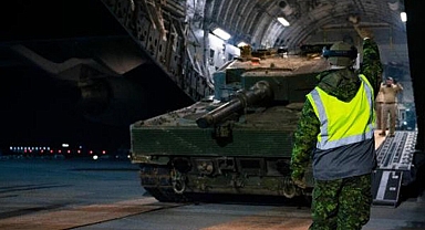 Kanada'nın gönderdiği ilk Leopard tankı, Polonya’ya ulaştı