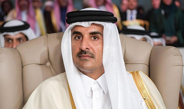 Katar Emiri Al Thani Cumhurbaşkanı Erdoğan ile görüştü