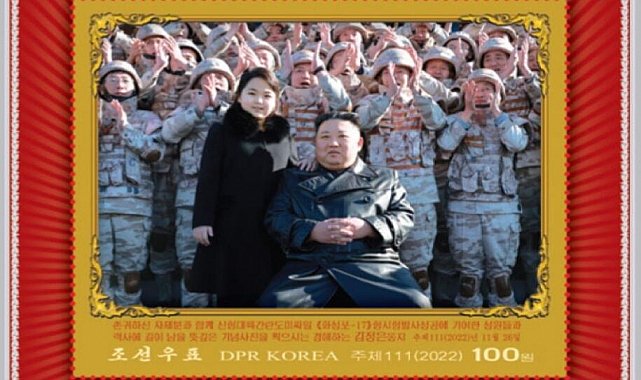 Kim Jong-Un, resmi pullara kızıyla fotoğrafını bastırdı