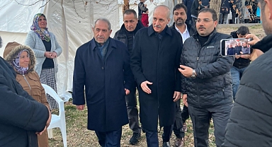 “Kurtulmuş, Şanlıurfa'da çadır kentleri ziyaret etti!”