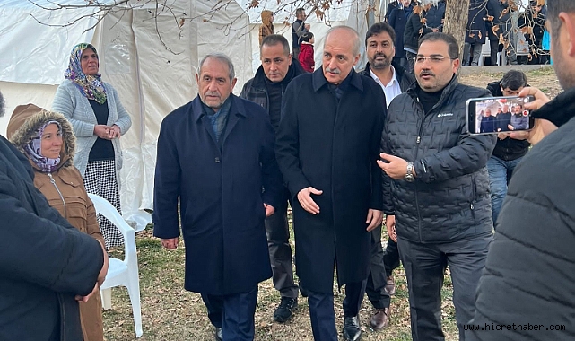 “Kurtulmuş, Şanlıurfa'da çadır kentleri ziyaret etti!”