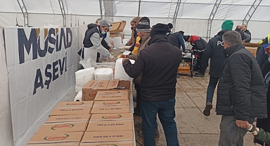 MÜSİAD Konteyner Kent ve MÜSİAD Aşevi çalışmaları sürüyor