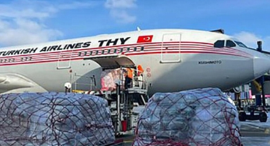 Rusya'dan Türkiye'ye 170 tonu aşkın yardım gönderildi