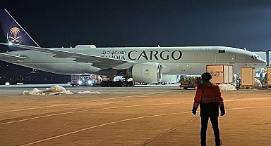 Suudi Arabistan'dan gönderilen yardımların tamamı Türkiye'ye ulaştı