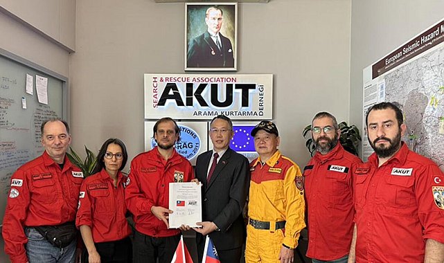 Tayvanlı ekip tüm ekipmanlarını Türkiye’ye bağışladı