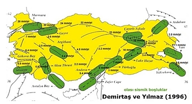 Türkiye'nin sismik boşluk haritası 27 yıl önce neler söylemişti?