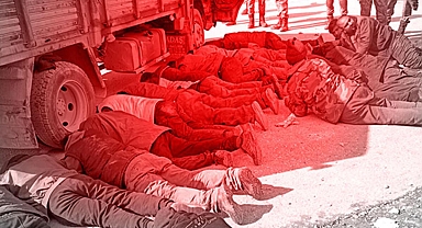 Vicdan yoksunları tek tek yakalandı! 6 TIR'lık gıda malzemesini çalmışlar