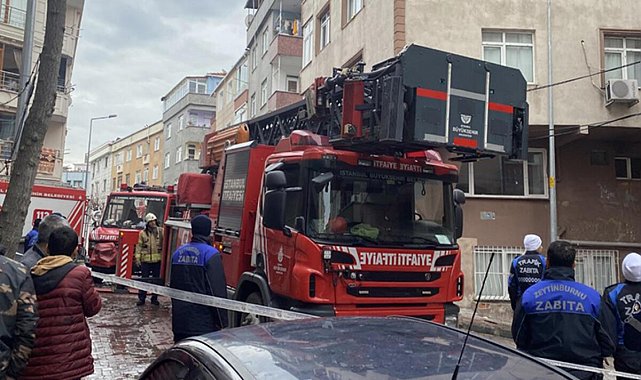 Zeytinburnu'nda yangın paniği! 4'ü çocuk 7 kişi kurtarıldı