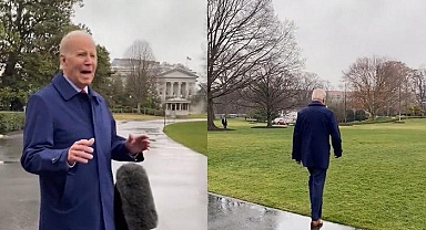 Biden'ın tadını kaçıran anlar! Önce tokalaşacak kimse bulamadı, o soruyu duyunca hızla uzaklaştı