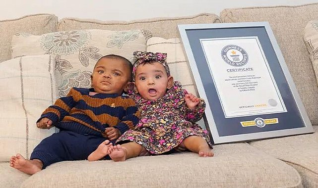 Dünyanın en erken doğan ikizleri Guinness Rekorlar Kitabı'nda