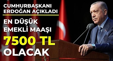 En düşük emekli maaşı 7 bin 500 TL oldu!
