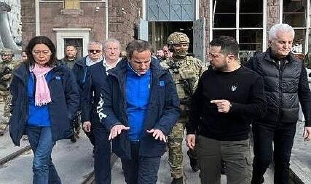 Grossi, Zaporijya’da Zelenski ile bir araya geldi