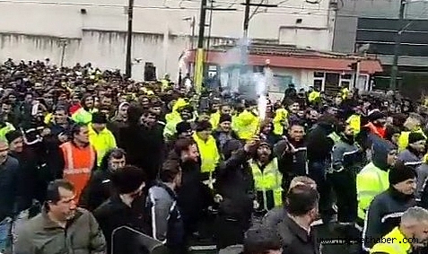 İBB'de zam isyanı! Metro İstanbul çalışanları .