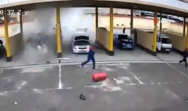 Korkunç ölüm! Patlayan LPG tankının parçaları isabet etti