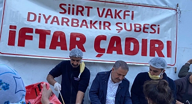 Siirt Vakfı Diyarbakır'da Ramazan Boyunca Her Gün 2500 Kişiye İftar