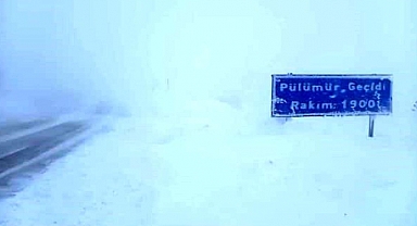 Tunceli-Erzincan yolu araç trafiğine kapatıldı