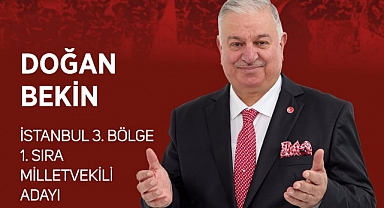 Doğan Bekin Yeniden Refah Partisi İstanbul 3.Bölge 1. Sıradan Milletvekili Adayı oldu