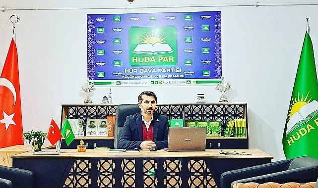 Küçükçekmece HÜDAPAR ilçe Başkanı Abdulhekim Algül Bayram mesajı