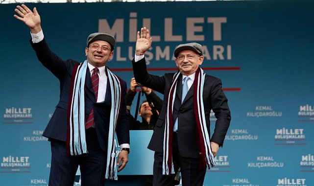 Kılıçdaroğlu ve İmamoğlu Trabzon'dan seslendiler: