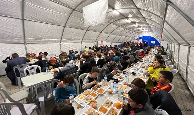 Sadakataşı ve Cihannüma’dan iftar organizasyonu