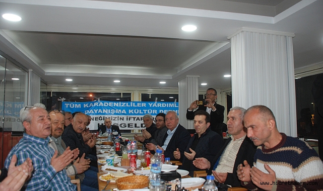 Tüm Karadenizliler iftar sofrasında buluştu