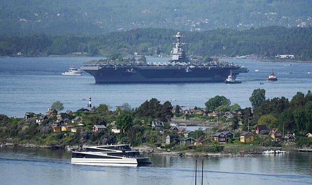 ABD'nin uçak gemisi NATO üyesi Norveç’te