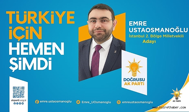 AK Parti'nin İstanbul 2 Bölge Milletvekilli Adayı Emre Ustaosmanoğlu seçim Çalışmaları sahanın her alanında