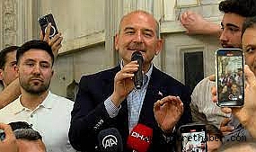 Bakan Soylu Kapalıçarşı esnafını ziyaret etti