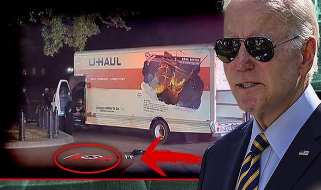 Beyaz Saray'da 'Nazi' paniği: ABD alarma geçti! Araçtan çıkan bayrak tedirgin etti, ABD Gizli Servisi'nden açıklama geldi