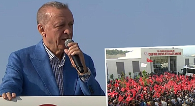 Defne Devlet Hastanesi açıldı... Cumhurbaşkanı Erdoğan: Biz ayrım yapmayız