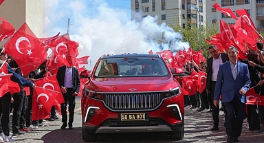 Sivas'ta Bilişim Lisesi'nde 'Togg' coşkusu