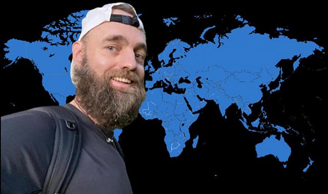 10 yılda 375 bin kilometre yol yaptı... Dünyayı uçmadan gezen adam Thor Pedersen